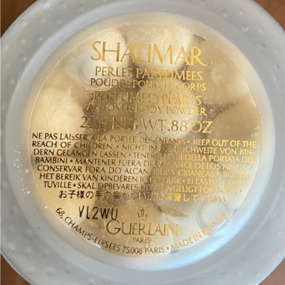 New Guerlain Paris Shalimar Perfumed Pearls & Bath Salts Set - Picture 4 of 9